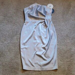 🎉 Grace & Heart strapless Drape front Dress 🎉